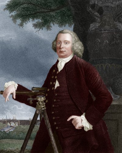 James Brindley, ingeniero civil inglés y constructor de canales del siglo XVIII, 1836 de JT Wedgwood