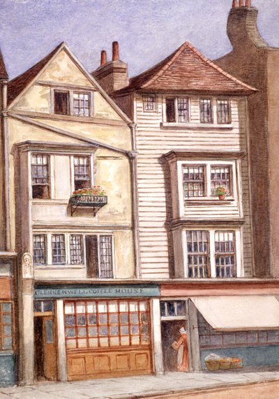 Casa de café de Clerkenwell, Clerkenwell Green, Finsbury, Londres, 1871 de JT Wilson