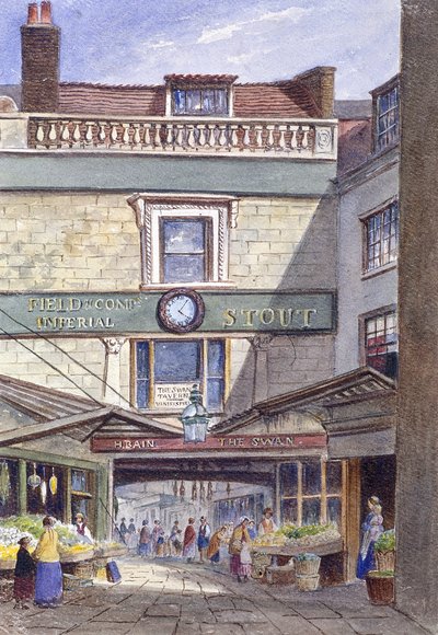 Swan Inn, Leadenhall Market, Londres de JT Wilson