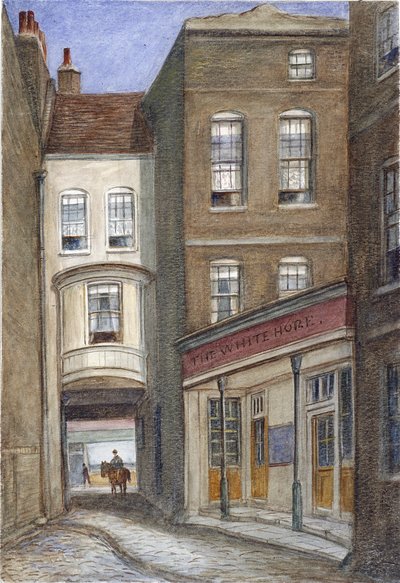 Posada del Caballo Blanco, Fetter Lane, Londres de JT Wilson
