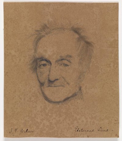 Retrato del pintor J.L. Lund de J.V. Gertner