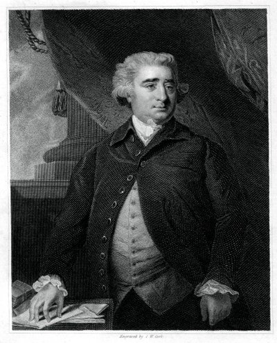 Charles James Fox, político whig británico, 1833 de J.W. Cook