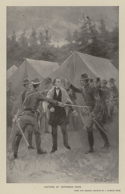 Captura de Jefferson Davis (litografía) de J. (after) Steeple Davis