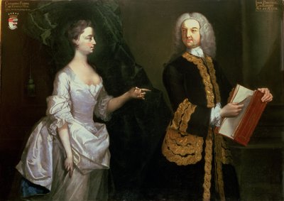 Retrato de Sir John Perceval, 1er Conde de Egmont de J. Aberry