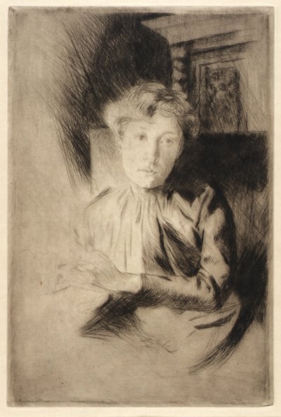 A la luz de las velas de J. Alden Weir