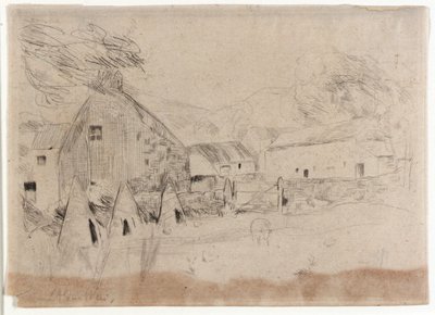 Granjas--Isla de Man de J. Alden Weir