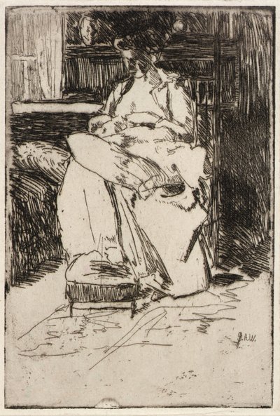 Madre e hijo nº 1 de J. Alden Weir