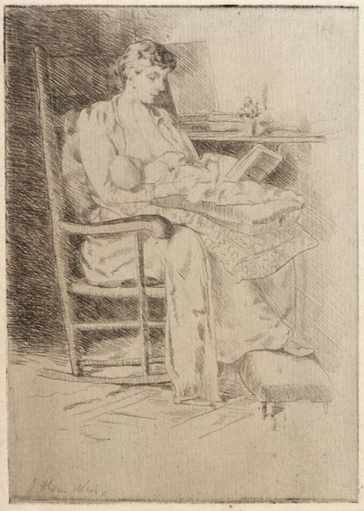 Madre e hijo nº 2 de J. Alden Weir