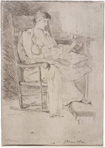 Madre e hijo nº 2 de J. Alden Weir