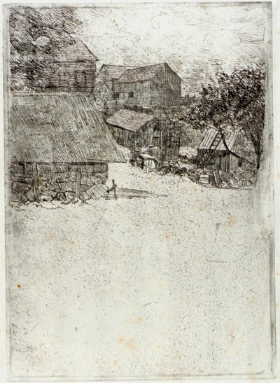 Granja vecina de J. Alden Weir