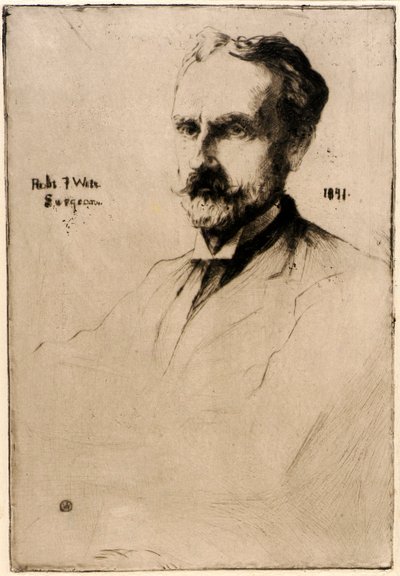 Retrato del Dr. Robert F. Weir de J. Alden Weir
