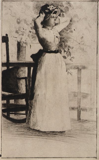 Retrato de la Srta. Hoe de J. Alden Weir
