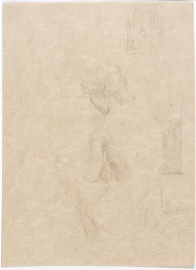 Modelo sentado de J. Alden Weir