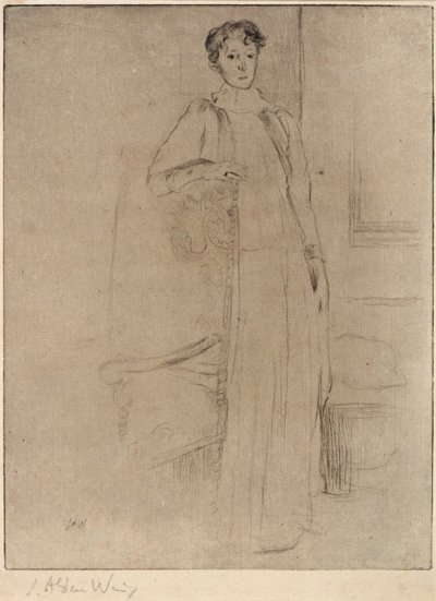 Figura de pie núm. 1 de J. Alden Weir