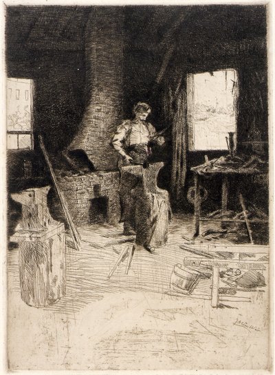 La herrería de J. Alden Weir