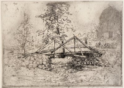 El puente de madera de J. Alden Weir