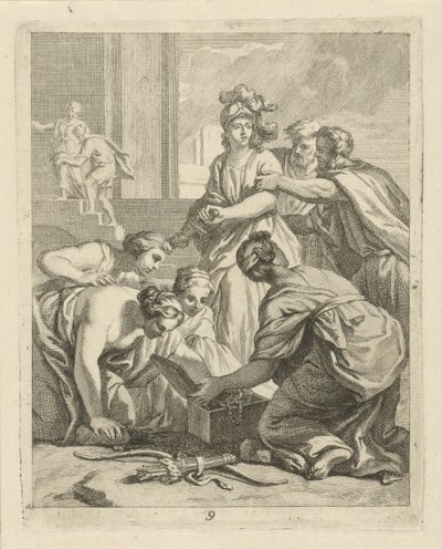 Aquiles y las hijas de Lycomedes Escenas de la vida de Aquiles (título de la serie) Vitam et mortem achilli (título de la serie) de J. Alexander Janssens
