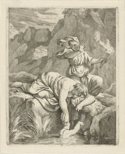 Tetis sumerge a Aquiles en la Estigia Escenas de la vida de Aquiles (título de la serie) Vitam et mortem achilli (título de la serie) de J. Alexander Janssens