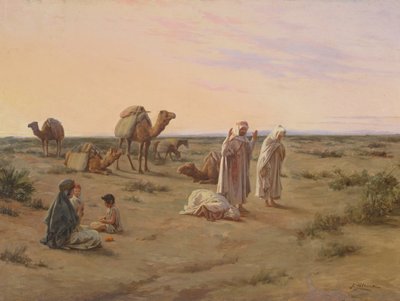 Rezando en el desierto de J. Alsina
