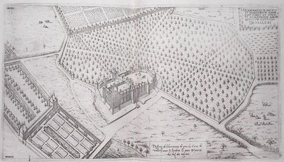 Chateau de Vallery con jardines, parque y parte del viñedo, de 