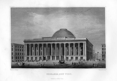 Bolsa de Nueva York, 1855 de J. Archer