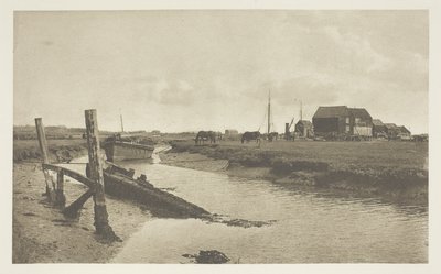 Un río de marea, costa este de J. B. B. Wellington
