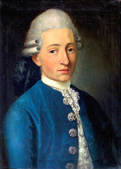 Retrato de un joven Wolfgang Amadeus Mozart, 1772 de J. B. Delahaye