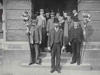 Hocktide en Hungerford, Alguacil y Hombres Tutti de J. Benjamin Stone