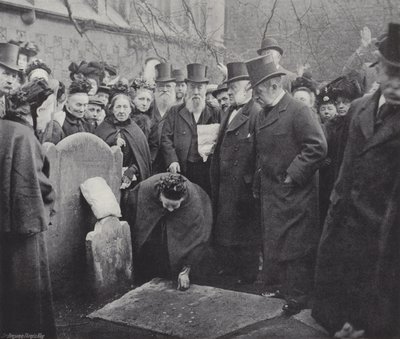 Recogiendo monedas en Smithfield de J. Benjamin Stone