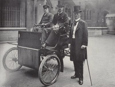 Sir J. Dickson-Poynder, Bart., y el Mayor Seely de J. Benjamin Stone