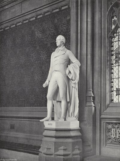 Estatua de Pitt de J. Benjamin Stone
