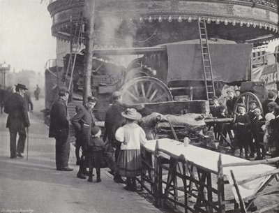 Feria de Stratford-on-Avon, un asado de buey de J. Benjamin Stone
