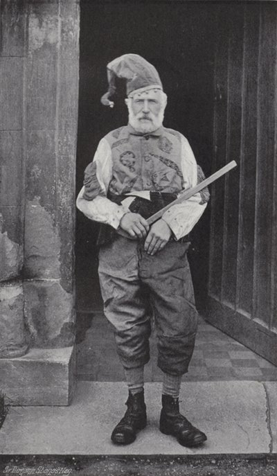 El baile del cuerno, Abbots Bromley, el tonto y Robin Hood de J. Benjamin Stone