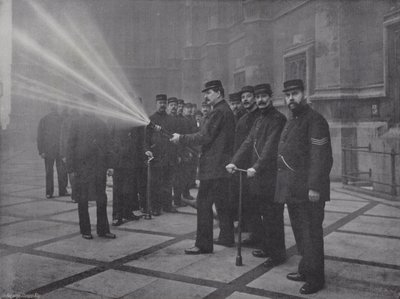 La brigada de bomberos nocturna de J. Benjamin Stone
