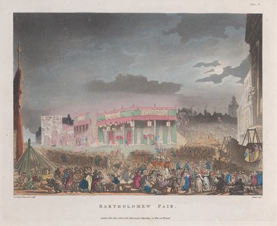 Feria de Bartholomew, 1 de febrero de 1808 de J. Bluck