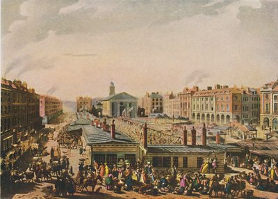 Mercado de Covent Garden, 1811 de J Bluck