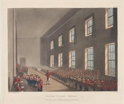Colegio Militar, Chelsea, 1 de enero de 1810 de J. Bluck
