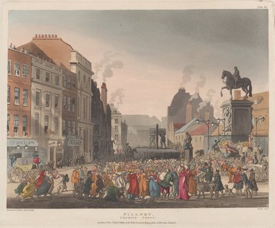 Picota, Charing Cross, 1 de abril de 1809 de J. Bluck