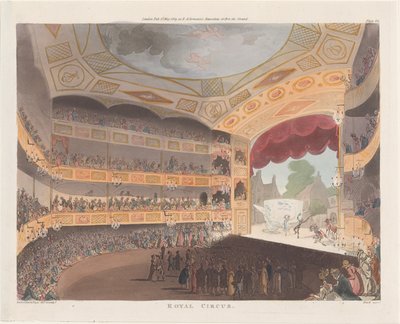 Circo Real, 1 de mayo de 1809 de J. Bluck