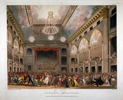 El Panteón, Oxford Street, Westminster, 1809 de J Bluck