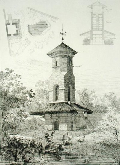 Refugio para aves en Chartrettes, de 