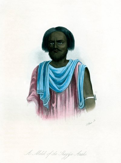 Un Melik de los árabes Shegyia, c1840 de J. Bull