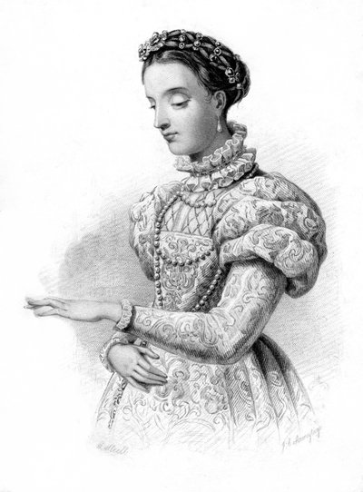 Magdalena de Francia, siglo XIX de J. C. Armytage