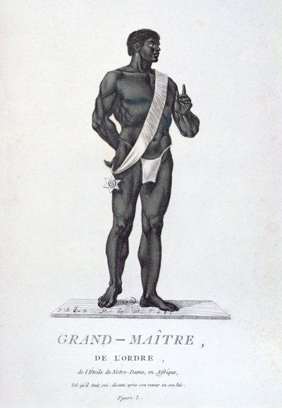 Gran Maestro de la Orden de la Estrella de Notre-Dame, con el traje de su país, de 