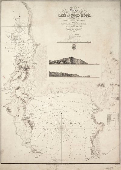 Mapa del Cabo de Buena Esperanza de J. & C. Walker