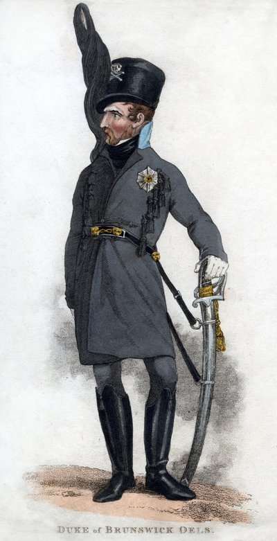 Duque de Brunswick Oels, 1810 de J. Chapman