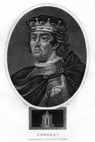 Eduardo I de Inglaterra, 1804 de J. Chapman