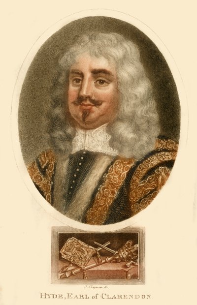 Hyde, Conde de Clarendon, mediados del siglo XVII, 1810 de J. Chapman