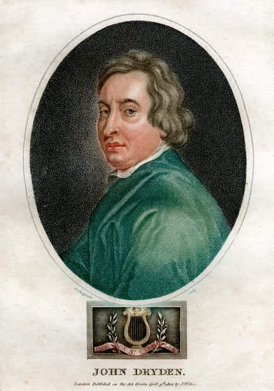 John Dryden, dramaturgo inglés del siglo XVII y Poeta Laureado, 1803 de J. Chapman