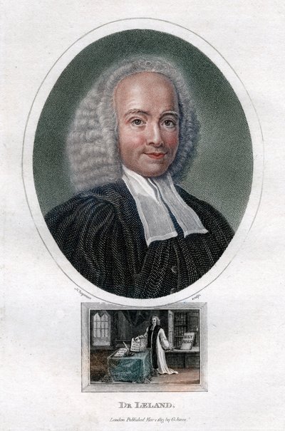 John Leland, ministro presbiteriano inglés del siglo XVIII y autor de obras teológicas, 1813 de J. Chapman